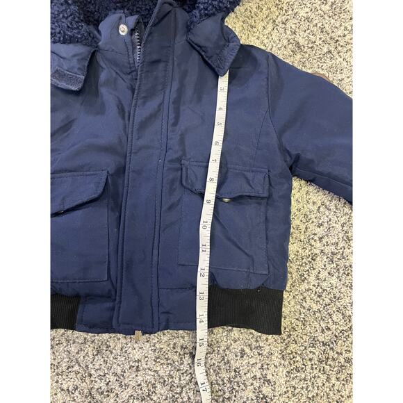 🌟3 for $35🌟 Tahari Boys Navy Parka Winter Coat, Navy Jacket Size 4T‎ Hooded - Picture 12 of 12